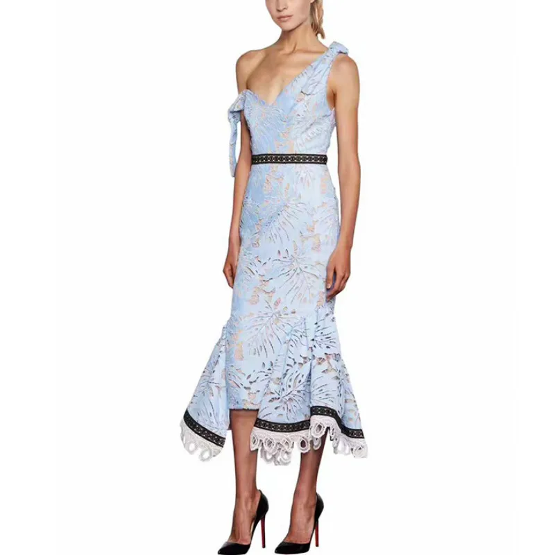 Женское кружевное платье макси высокого качества Длинные Сексуальные женские