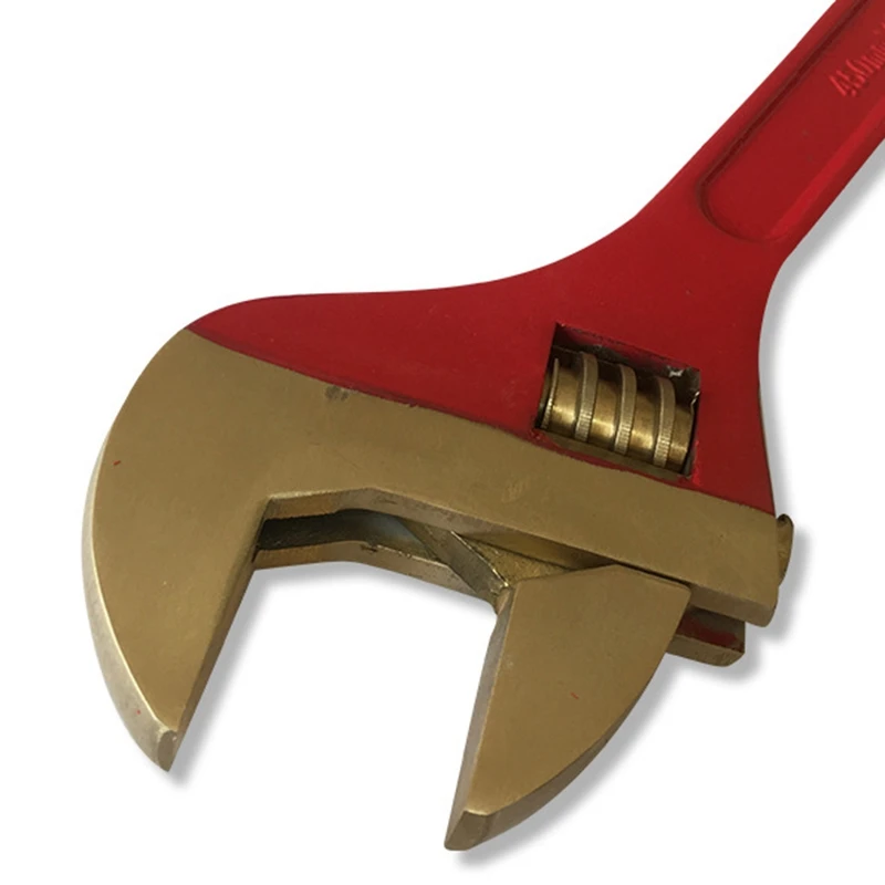

2Pcs Bronze Manual Explosion-Proof Wrench Petroleum and Petrochemical Special Explosion-Proof Tool Open End Wrench