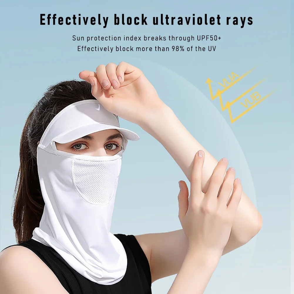 

Outdoor Sunscreen Golf Sun Proof Ice Silk Bib Men Women Collar Fishing Riding Uv Protect Neckline Mask Summer Integrated Breath