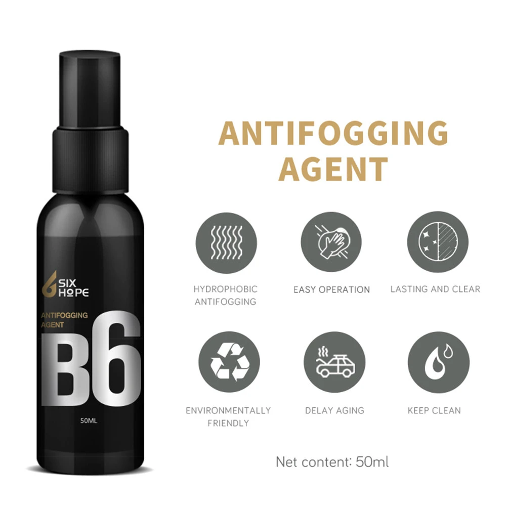 50 мл противотуманный агент водонепроницаемый непромокаемый спрей очиститель