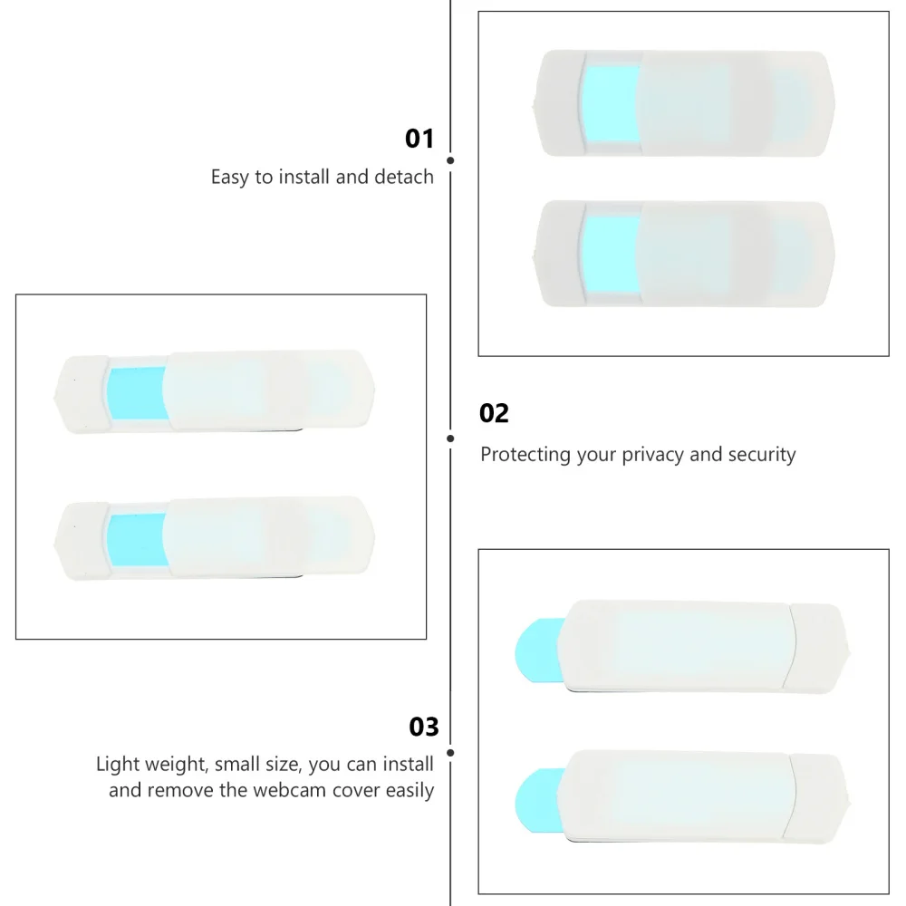 

2pcs Phone Camera Slides Camera Cover Lids for Protecting Your Privacy