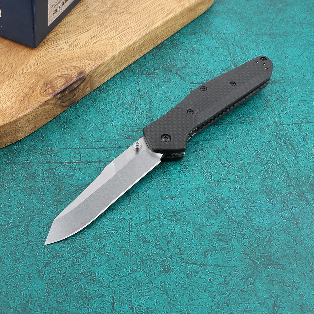 Ручка из 940 углеродного волокна mark s90v лезвие медная шайба Карманный Походный