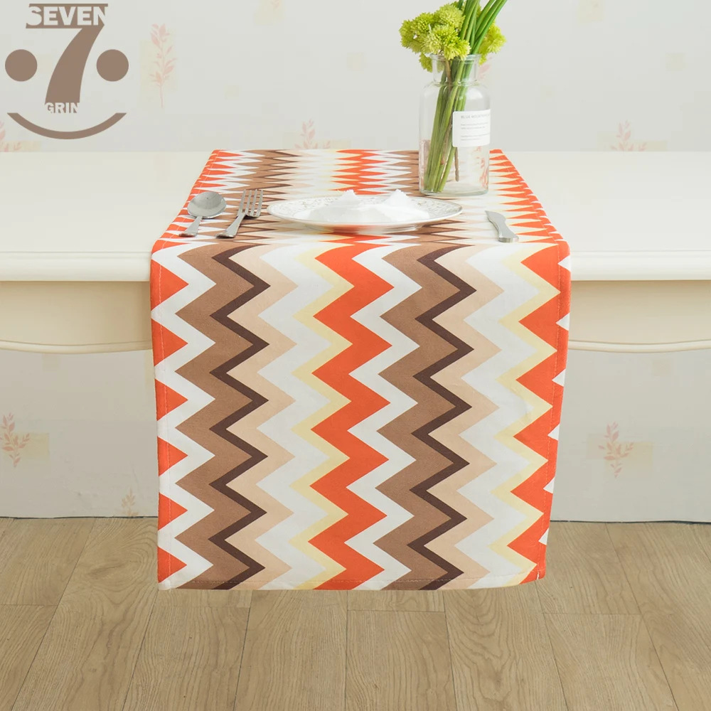 Table Runners Colorful Stripes Fabric Top Decoration Home For Wedding Party | Дом и сад