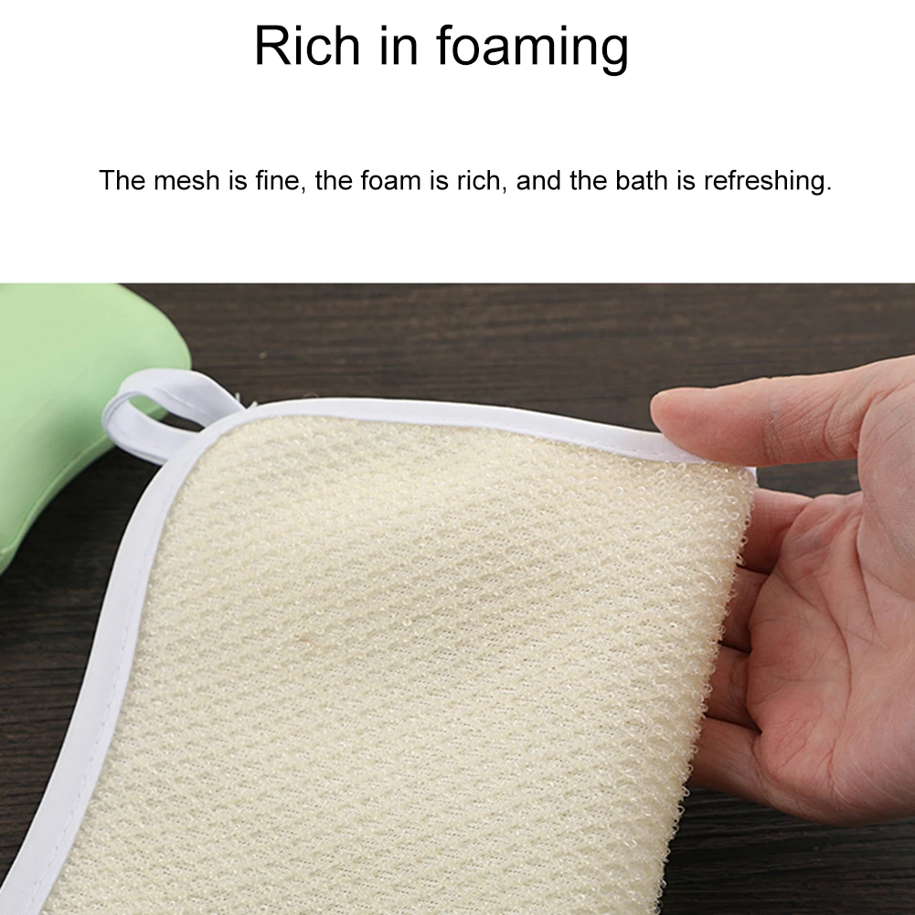 Отшелушивающая ткань для умывания лица полотенце тела мягкая ванны