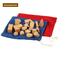 stereognostic bag montessori materials educational wooden toy for children kids preschool teaching