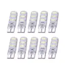 10 шт. T10 5630 W5W светодиодный Ширина светильник автомобильный габаритный фонарь светильник 6MSD белый лампа автомобильный светильник ing стоп сзади настольная лампа