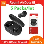TWS-наушники Xiaomi Redmi Airdots 2, беспроводные наушники с голосовым управлением, Bluetooth 5,0, снижение уровня шума, 5 упаковокпартия