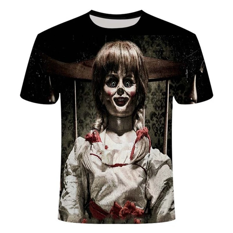 

2021 Summer New Men's Skull T-Shirt Punk Style Skull 3D Men Top Hip Hop 3D Printed Skull Kids