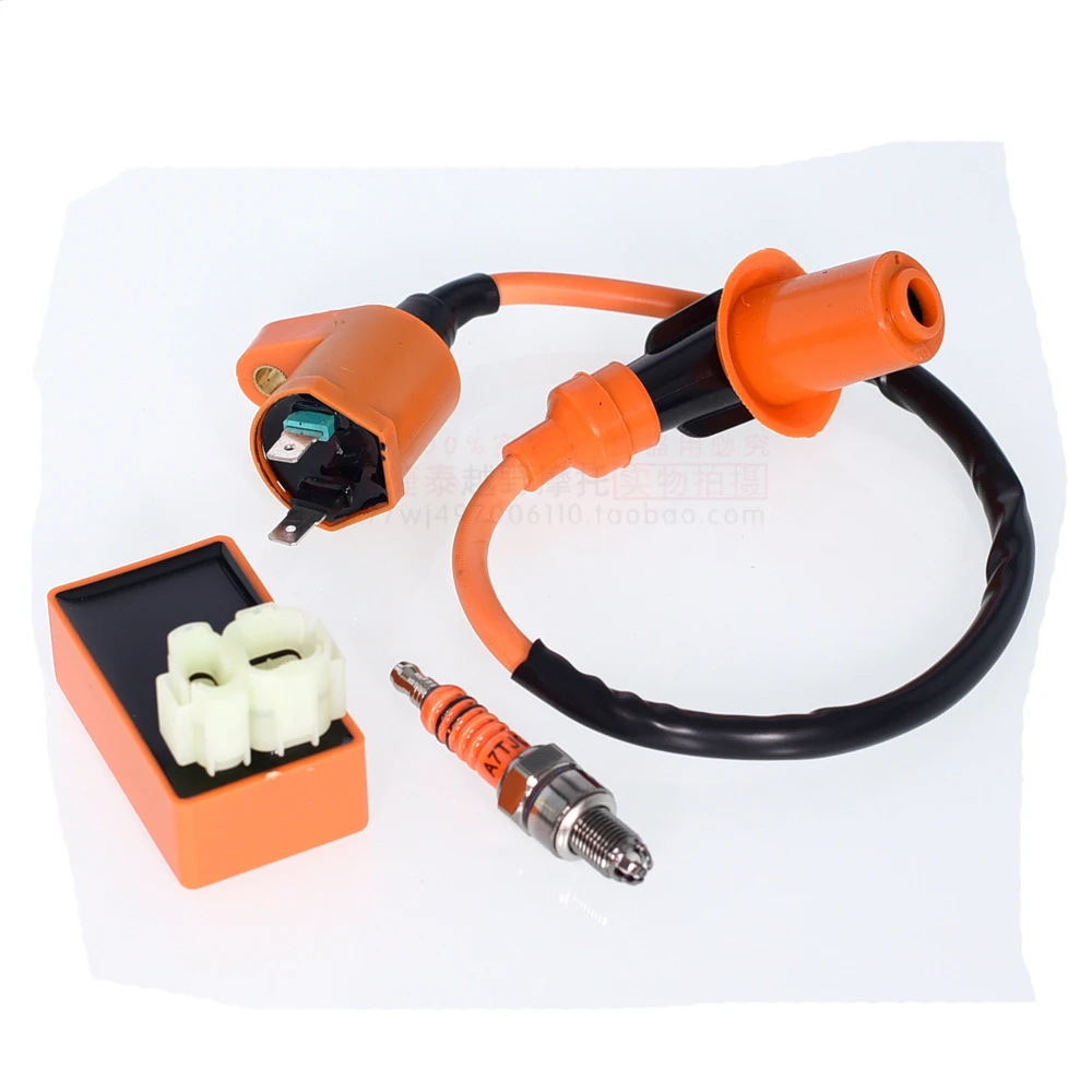 Катушка зажигания для квадроцикла гоночного катушка и Свеча GY6 50cc 125cc 150cc 139QMB 152QMI