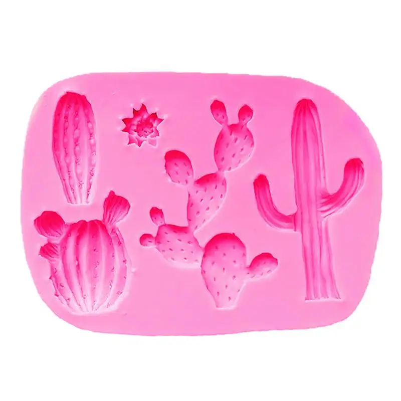 

1 шт. Еда Класс силиконовый кактус Fondant (сахарная) пресс-форм с возможностью креативного самостоятельного выбора между пресс-формы для выпеч...