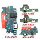 5 шт., оригинальный USB-разъем для зарядки, гибкий кабель для Samsung A10 A105FN A20 A30 A40 A50 A60 A10S A20S A30S A50S A70S A71