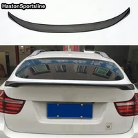 for bmw x6 e71 mp style unpainted primer rear trunk spoiler car wing 2008 2013