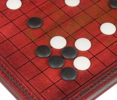 YM Wholesale cheap Chinese Go Game Set Leather Box Goban Board and Stones | Дом и сад