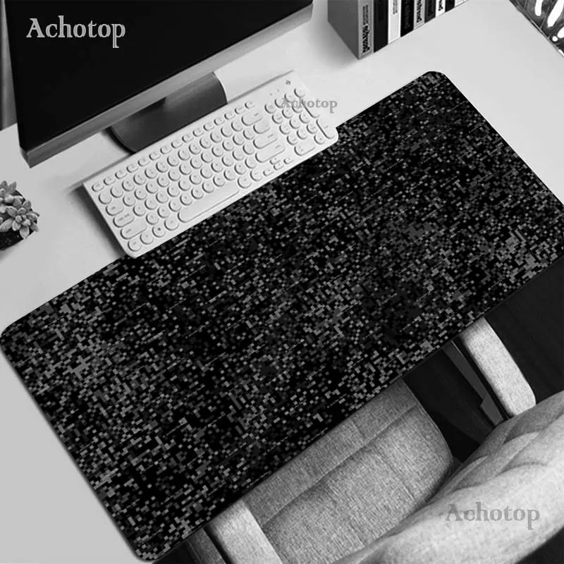 

Black and White Large Mouse Pad XXL Custom Mousepad Desk Laptop Pad Table Protector Big Mat for Mice Gamers Accessories Mousepad