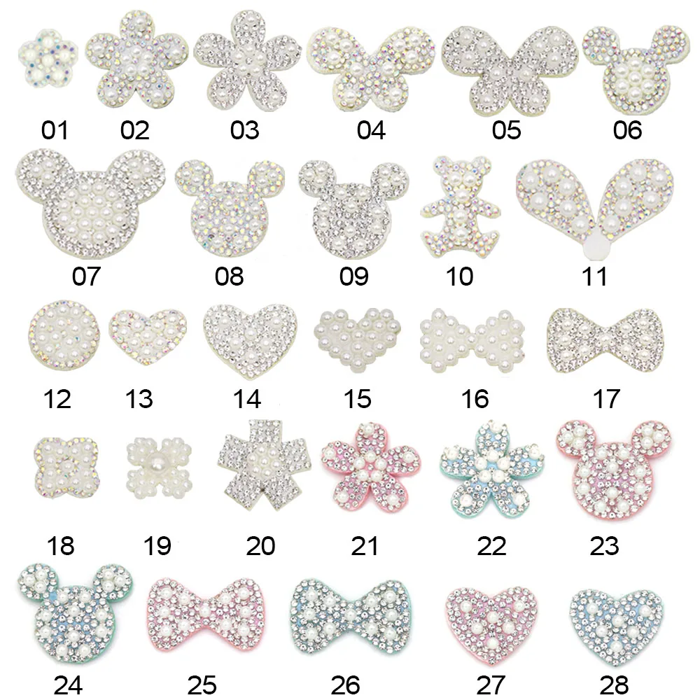 10 шт. нетканые нашивки с жемчугом | Дом и сад