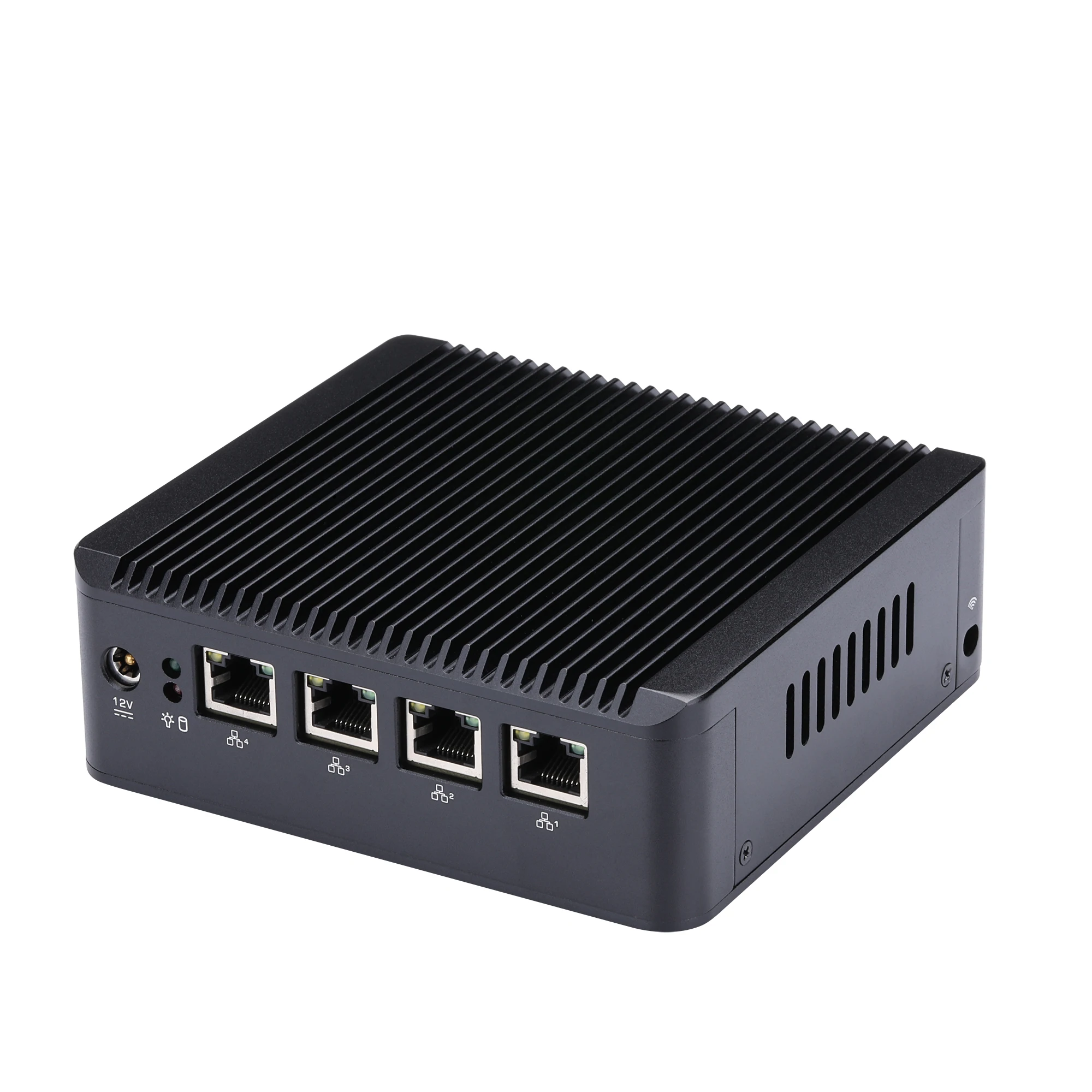 Qotom 4 LAN Barebone Мини ПК WIFI Q190G4 celeron J1900 четырехъядерный брандмауэр