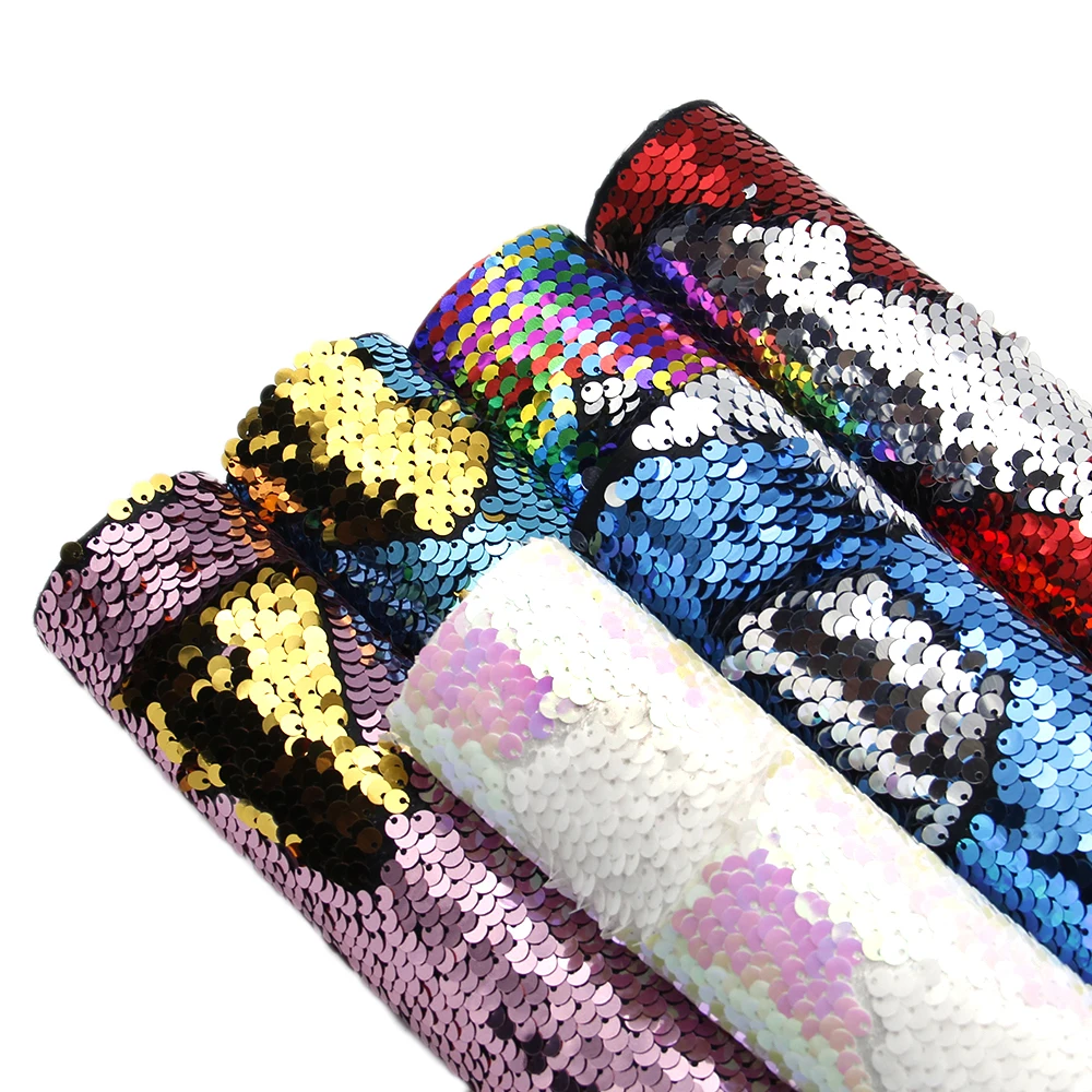 David accessories 20*34cm mermaid sequin fish scale faux artificial Synthetic leather diy decoration crafts 1piece,1Yc4146