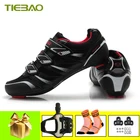 Велосипедная обувь Tiebao для мужчин и женщин, Уличная обувь для дорожного велосипеда, с педалью, дышащие самоблокирующиеся кроссовки