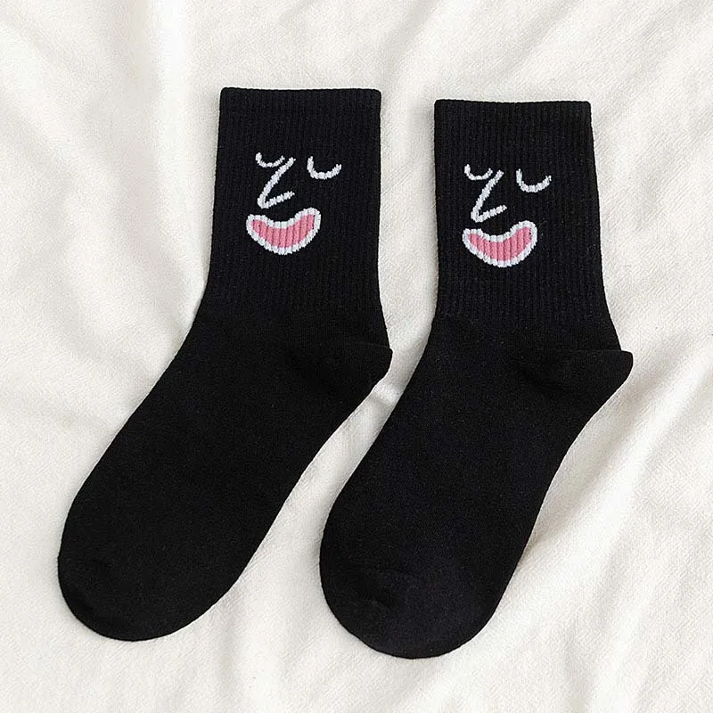 

Korean Style Funky Harajuku Trend Women Colorful Funny Socks Girl Kawaii Socks Unisex Surprise Mid Women Funny Socks Japanese