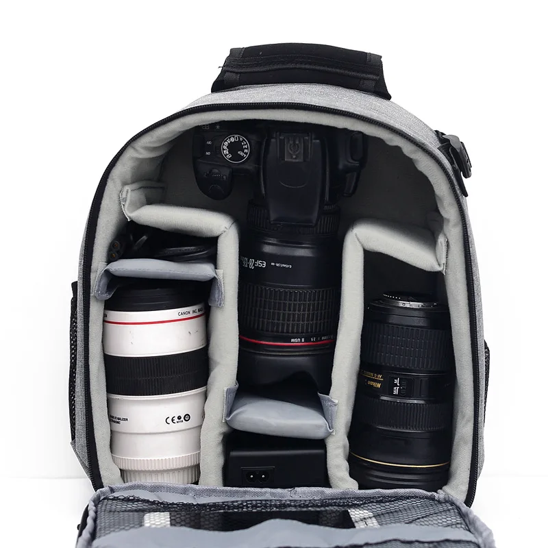 Wennew фотографии камера рюкзак сумка для фотоаппарата чехол dslr линз фотоаппаратов