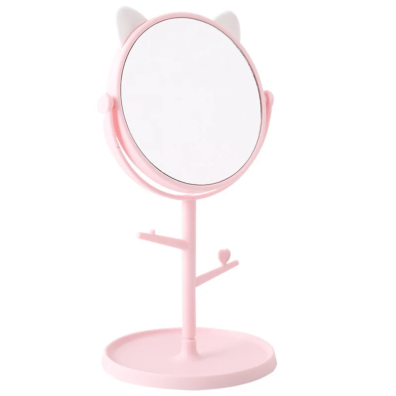 

High Definition Mirror with Rotatable Mirror Dormitory Mirror Princess Dressing Mirror