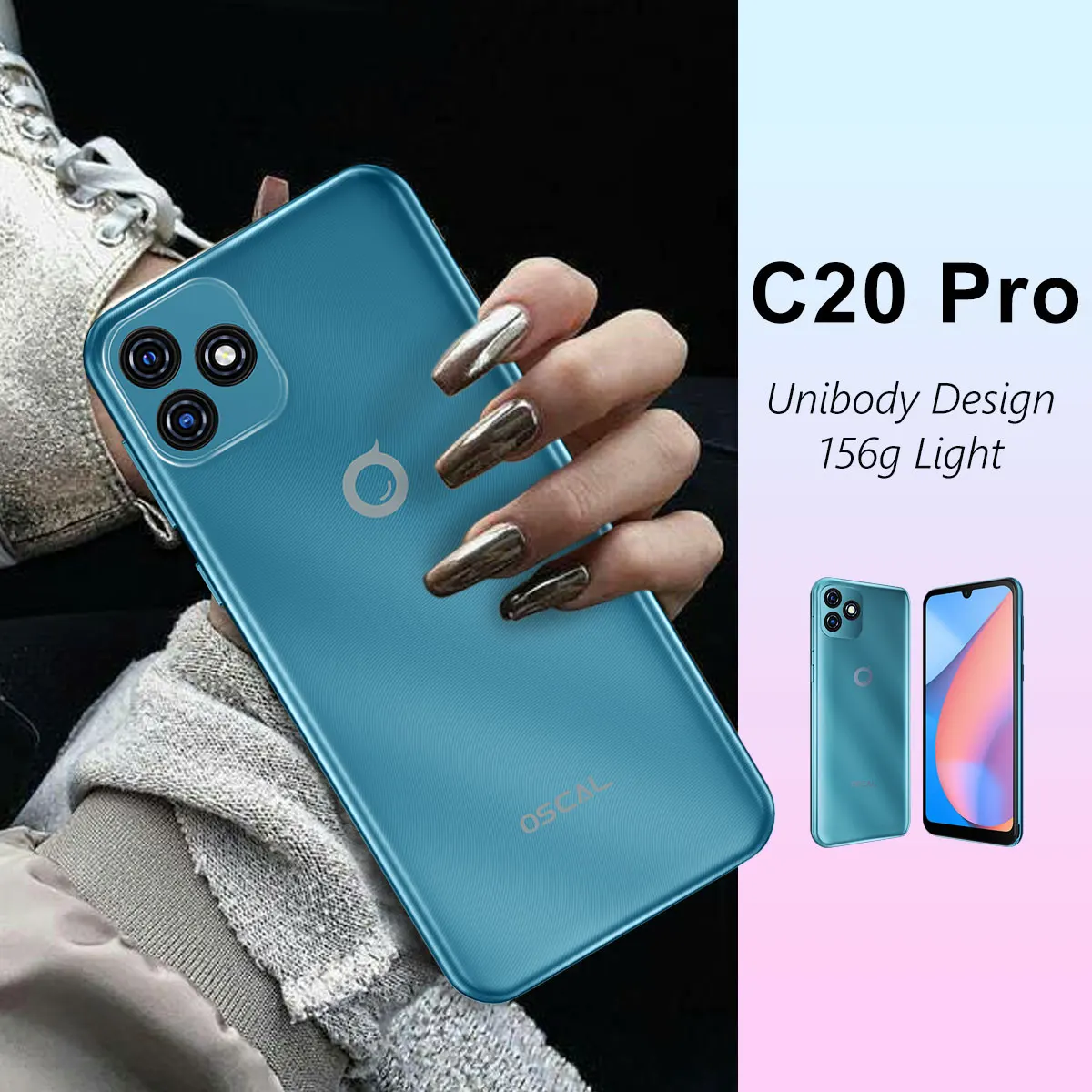 Смартфон BLACKVIEW OSCAL C20 Pro 2 + 32 ГБ 6 088 дюйма 3380 мА ч двойная камера Android 11 - купить по