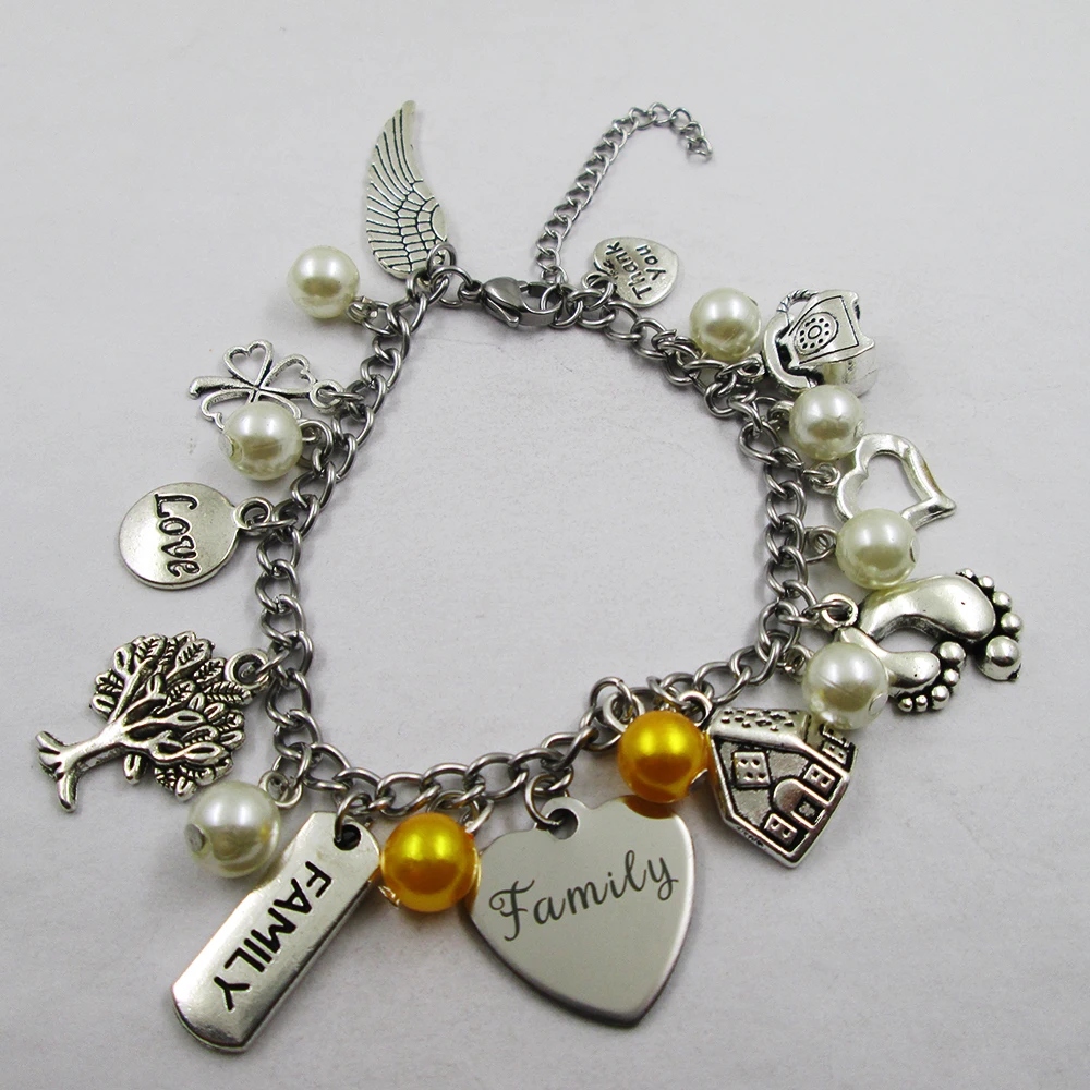 

FAMILY family theme home love high quality stainless steel chain christmas present family gift family faith