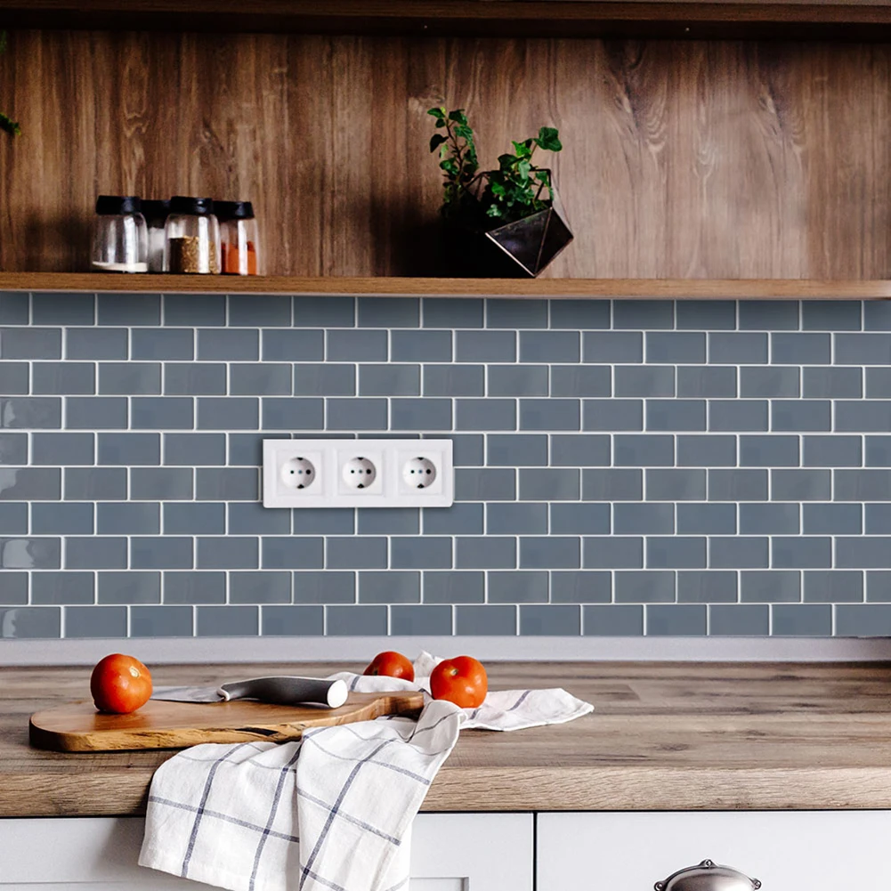 3D кирпичные настенные наклейки для гостиной водонепроницаемые самоклеющиеся