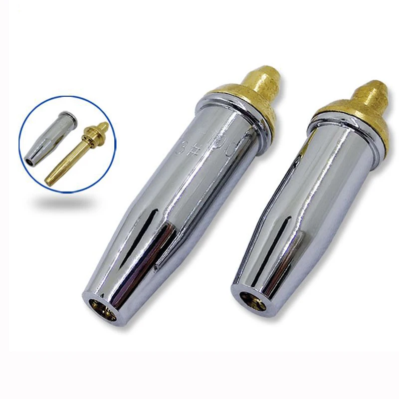 

5pcs G07-100 Acetylene Propane Nozzle Cutting Torch Track Burner Welding Burner Torch Gas Flame Cutting Machine Cutter