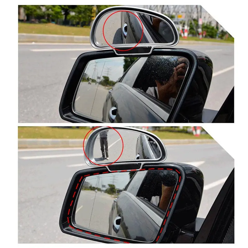 2 шт. зеркало заднего вида Автомобильное широкоугольное универсальное