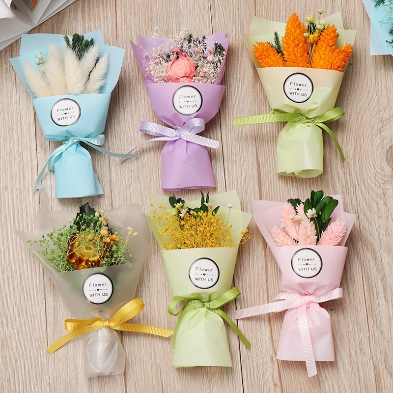 1 шт. маленькие сушеные цветы в коробке|Искусственные и сухие цветы| |