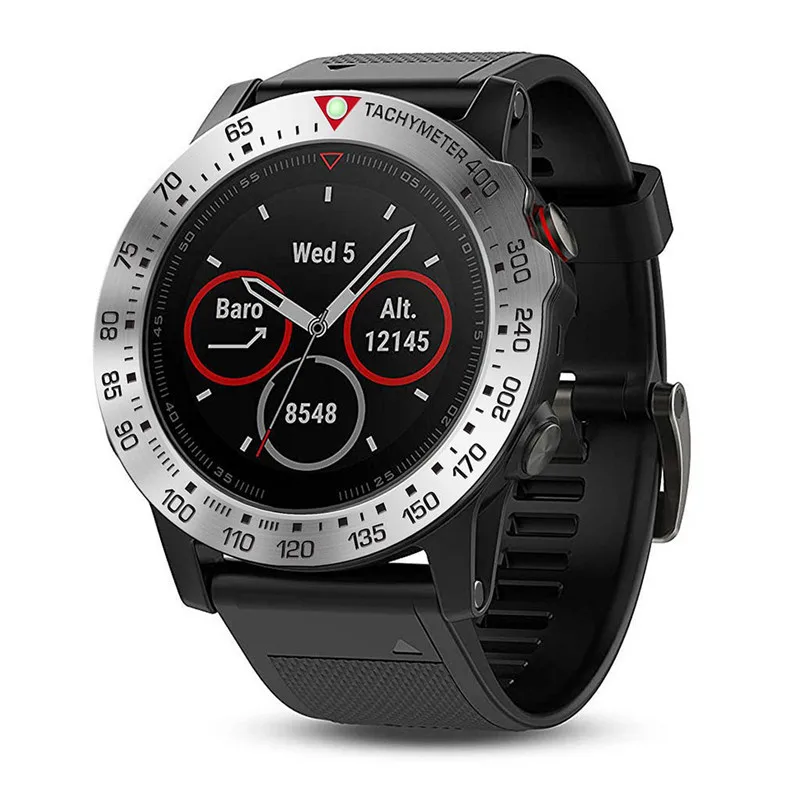 Кольцо для часов клейкий чехол металлический против царапин Garmin Fenix 5X Безель