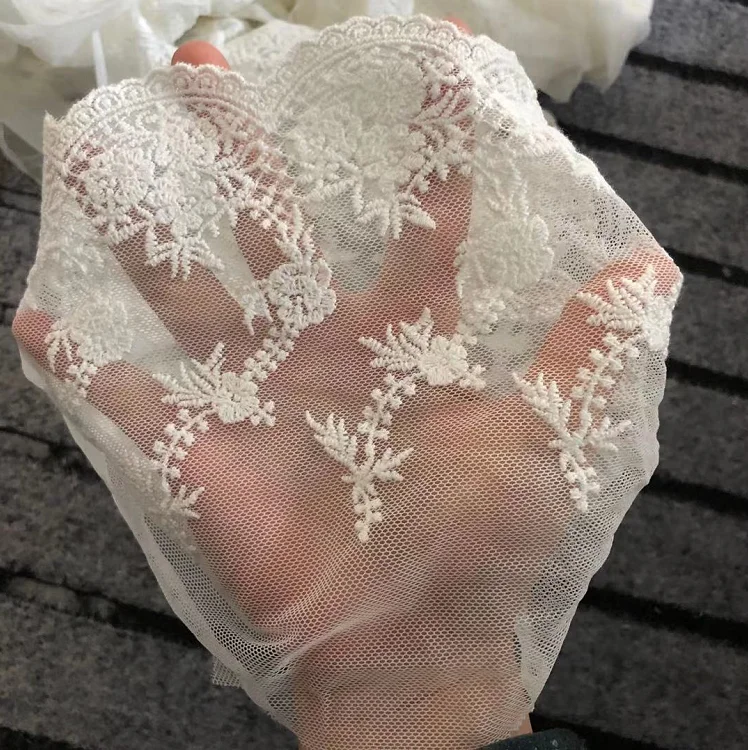 Африканская кордная ткань 1 м 18 см широкая белая хлопковая сетка кружевная