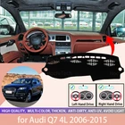 Замшевый коврик для консоли Audi Q7 4L 2006-2015, защита от солнца