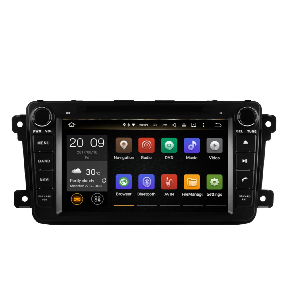8&quot Android 10.0 Car GPS Navigation For Mazda CX9 CX-9 2007-2017 Radio Multimedia DVD Player with Bluetooth WiFi Mirror Link |