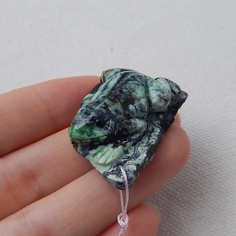 Распродажа 1 шт. зеленая Бирюзовая лягушка ручной работы самодельные ювелирные