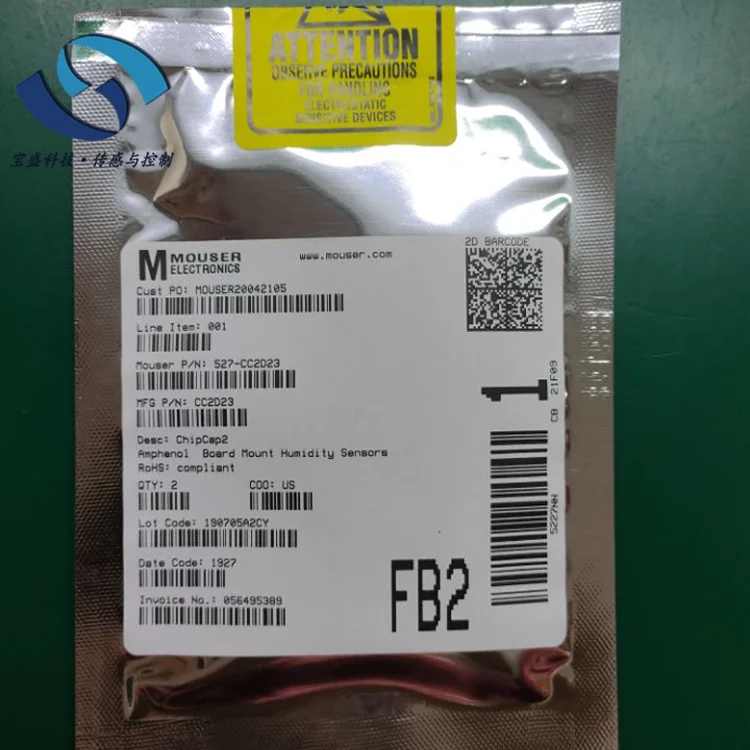 

CC2D23 new original temperature and humidity sensor AMPHENOL ADVANCED SENSORS