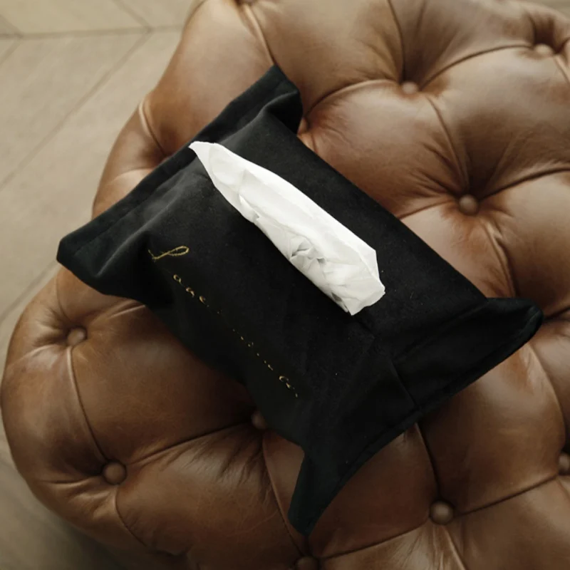 

Fabric Tissue Box Cover Cute Cartoon Napkin Holder Pumping Napkin Cover Paper Box For Kitchen Car Toilet Tissue Case Container