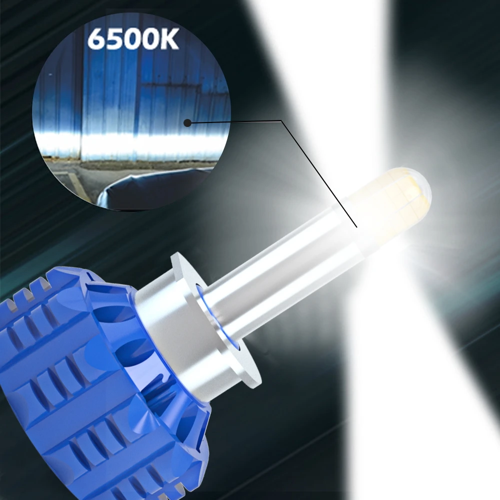 Автомобильные светодиодсветодиодный фары loaute 2020 360 цифровые CSP H7 H11 H1 H3 H8 H9 9005 HB3 9006