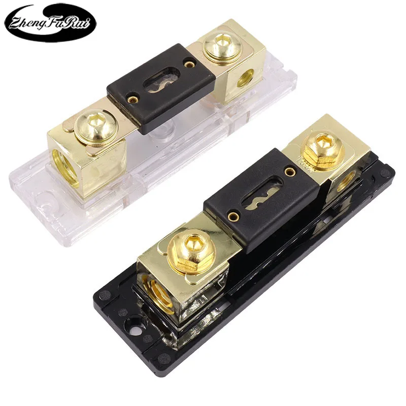 

Автомобильный аудио источник питания из чистой меди большой держатель предохранителей блок предохранителей аудио предохранитель автомоб...