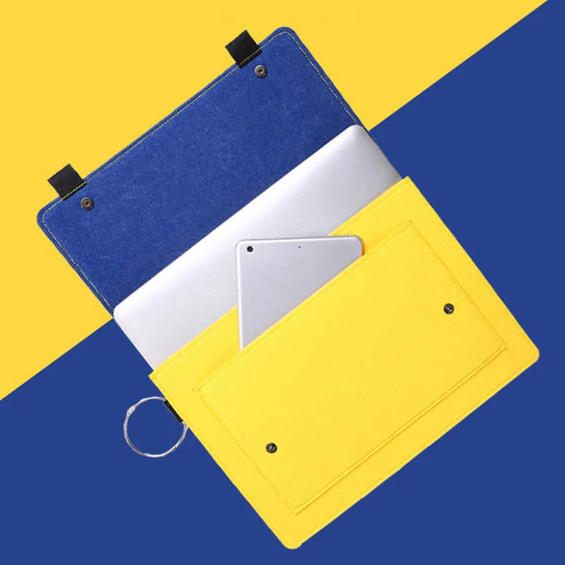 Women Briefcase Laptop Notebook Pouch Travel Passport Holder A4 Document Bags Men Lightweight Liner Package Accessories Supplies