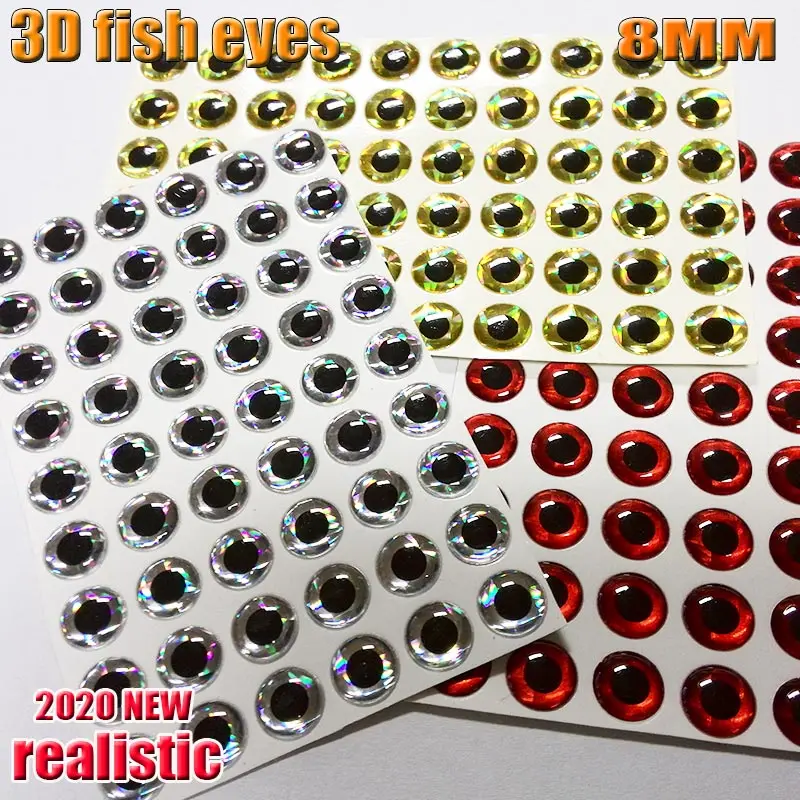 2020 Лидер продаж Красивая 3D приманки глаза выбрать похожая на настоящую три цвета