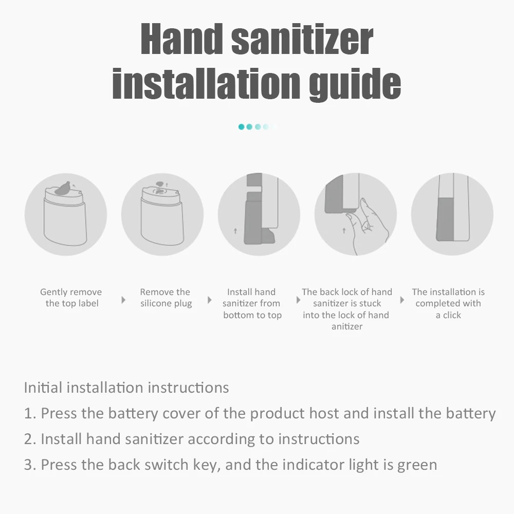 Бесконтактный дезинфекционный автоматический индукционный ИК датчик мыла для