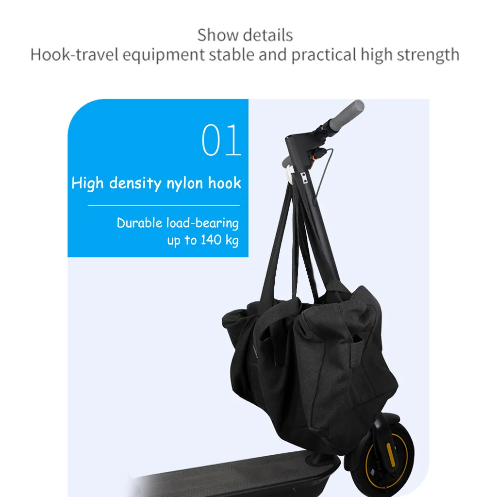 В наличии велосипед монтажный нейлон крюк скутер мини вешалка для Ninebot MAX G30