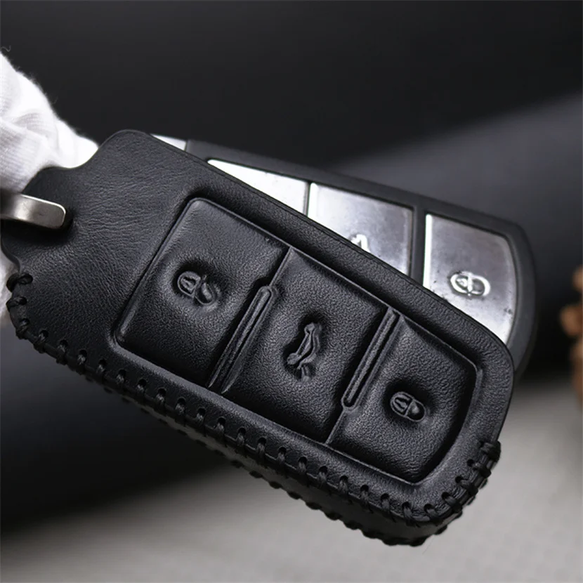 Кожаный чехол для ключа VW Polo CC Passat B8 B7 B5 T5 Beetle Tiguan 209 2020 Jetta 6 Golf 4 5 7 Mk7 | Автомобили и