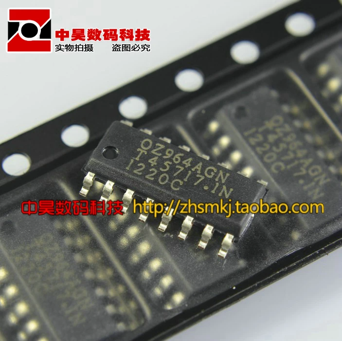 

OZ964AGN 100% new LCD power management chip chip -16 pin