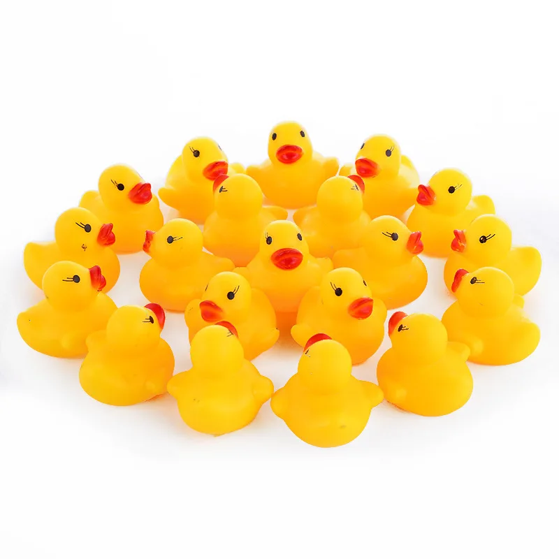 

10pcs/lot Cute Baby Kids Squeaky Rubber Ducks Bath Bathe Room Water Fun Game Playing Newborn Boys Girls Toys for Children