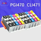 10 шт., картриджи для принтера Canon PIXMA MG5740 MG6840 TS5040 TS6040