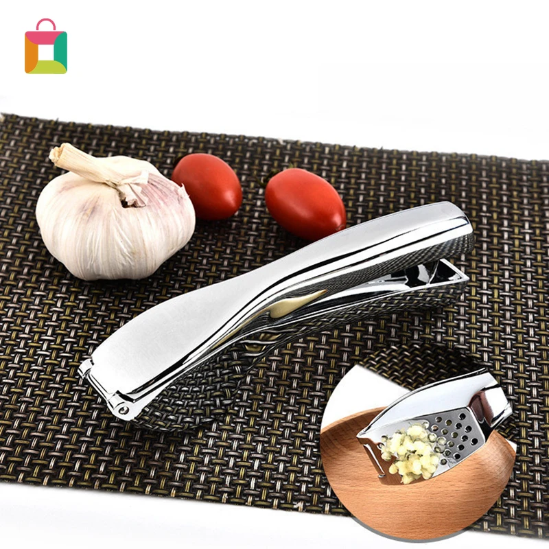 

Imitating Stainless Steel Multifunction Garlic Press Crusher Kitchen Cooking Ginger Squeezer Masher Handheld Ginger Mincer Tools