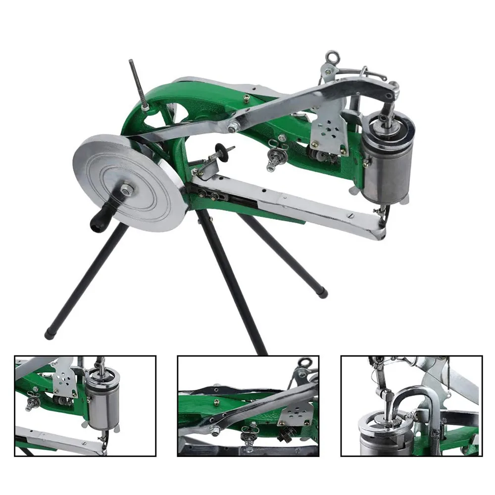 M&aacute;quina de reparaci&oacute;n de zapatos, Cobbler, Manual, doble algod&oacute;n, nailon, Ideal para reparaci&oacute;n de cuero, productos de cuero-4